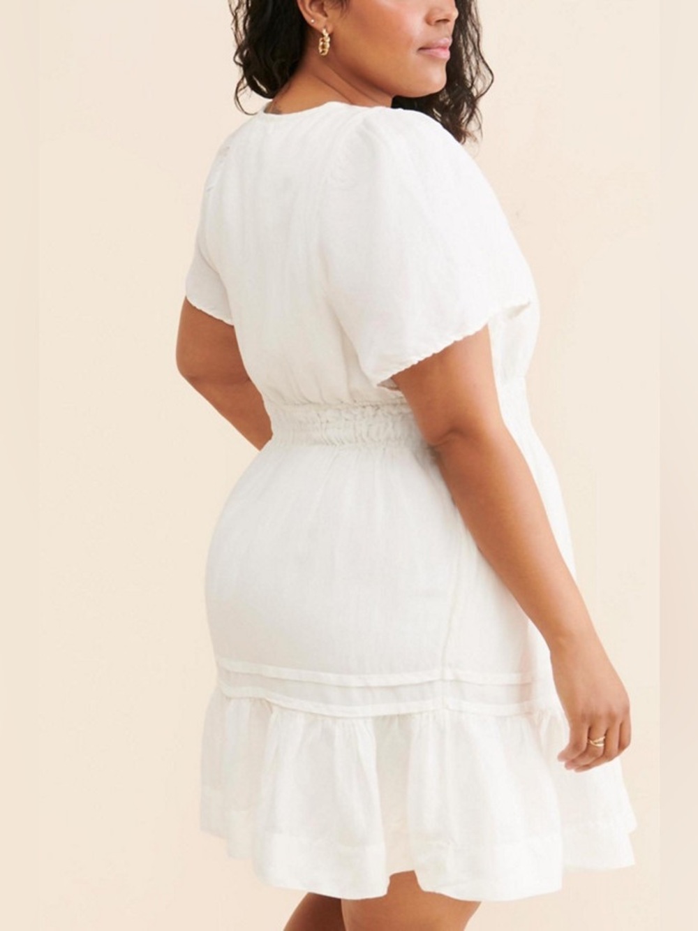 Anthropologie The Somerset Linen Mini Dress - Picture 3 of 3